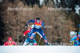 28.12.2021, Lenzerheide, Switzerland (SUI): Kevin Bolger (USA) - FIS world cup cross-country, tour de ski, individual sprint, Lenzerheide (SUI). www.nordicfocus.com. © Modica/NordicFocus. Every downloaded picture is fee-liable.