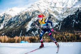 28.12.2021, Lenzerheide, Switzerland (SUI): Sophia Laukli (USA) - FIS world cup cross-country, tour de ski, individual sprint, Lenzerheide (SUI). www.nordicfocus.com. © Modica/NordicFocus. Every downloaded picture is fee-liable.