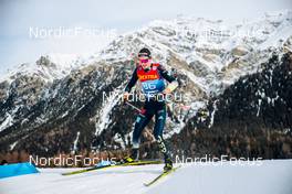 28.12.2021, Lenzerheide, Switzerland (SUI): Friedrich Moch (GER) - FIS world cup cross-country, tour de ski, individual sprint, Lenzerheide (SUI). www.nordicfocus.com. © Modica/NordicFocus. Every downloaded picture is fee-liable.
