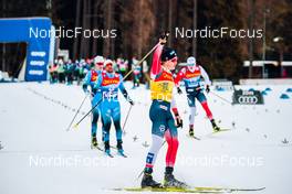 28.12.2021, Lenzerheide, Switzerland (SUI): Johannes Hoesflot Klaebo (NOR) - FIS world cup cross-country, tour de ski, individual sprint, Lenzerheide (SUI). www.nordicfocus.com. © Modica/NordicFocus. Every downloaded picture is fee-liable.