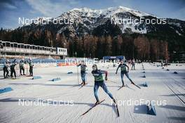 27.12.2021, Lenzerheide, Switzerland (SUI): Swiss (l-r)  - FIS world cup cross-country, tour de ski, training, Lenzerheide (SUI). www.nordicfocus.com. © Modica/NordicFocus. Every downloaded picture is fee-liable.