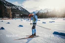 27.12.2021, Lenzerheide, Switzerland (SUI): Federico Pellegrino (ITA) - FIS world cup cross-country, tour de ski, training, Lenzerheide (SUI). www.nordicfocus.com. © Modica/NordicFocus. Every downloaded picture is fee-liable.