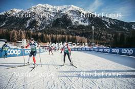 27.12.2021, Lenzerheide, Switzerland (SUI): Heidi Weng (NOR), Ragnild Haga (NOR), (l-r)  - FIS world cup cross-country, tour de ski, training, Lenzerheide (SUI). www.nordicfocus.com. © Modica/NordicFocus. Every downloaded picture is fee-liable.