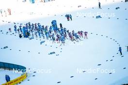 31.12.2021, Oberstdorf, Germany (GER): Track atmosphere: Start of mens race  - FIS world cup cross-country, tour de ski, mass men, Oberstdorf (GER). www.nordicfocus.com. © Modica/NordicFocus. Every downloaded picture is fee-liable.