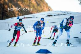 31.12.2021, Oberstdorf, Germany (GER): Masato Tanaka (JPN), Snorri Eythor Einarsson (ISL), (l-r)  - FIS world cup cross-country, tour de ski, mass men, Oberstdorf (GER). www.nordicfocus.com. © Modica/NordicFocus. Every downloaded picture is fee-liable.