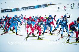 31.12.2021, Oberstdorf, Germany (GER): Federico Pellegrino (ITA), Andrey Melnichenko (RUS), Roman Furger (SUI), (l-r)  - FIS world cup cross-country, tour de ski, mass men, Oberstdorf (GER). www.nordicfocus.com. © Modica/NordicFocus. Every downloaded picture is fee-liable.