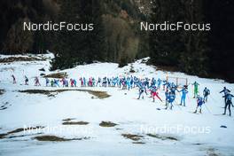 31.12.2021, Oberstdorf, Germany (GER): Track atmosphere: menÕs race  - FIS world cup cross-country, tour de ski, mass men, Oberstdorf (GER). www.nordicfocus.com. © Modica/NordicFocus. Every downloaded picture is fee-liable.