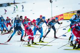 31.12.2021, Oberstdorf, Germany (GER): Beda Klee (SUI), Alexander Terentev (RUS), Lucas Boegl (GER), (l-r)  - FIS world cup cross-country, tour de ski, mass men, Oberstdorf (GER). www.nordicfocus.com. © Modica/NordicFocus. Every downloaded picture is fee-liable.