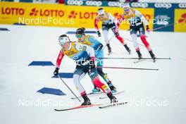 31.12.2021, Oberstdorf, Germany (GER): Tiril Udnes Weng (NOR), Delphine Claudel (FRA), (l-r)  - FIS world cup cross-country, tour de ski, mass women, Oberstdorf (GER). www.nordicfocus.com. © Modica/NordicFocus. Every downloaded picture is fee-liable.