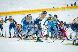 31.12.2021, Oberstdorf, Germany (GER): Anamarija Lampic (SLO), Johanna Matintalo (FIN), (l-r)  - FIS world cup cross-country, tour de ski, mass women, Oberstdorf (GER). www.nordicfocus.com. © Modica/NordicFocus. Every downloaded picture is fee-liable.