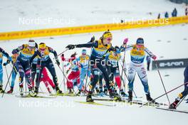 31.12.2021, Oberstdorf, Germany (GER): Novie Mccabe (USA), Lisa Lohmann (GER), Johanna Hagstroem (SWE), (l-r)  - FIS world cup cross-country, tour de ski, mass women, Oberstdorf (GER). www.nordicfocus.com. © Modica/NordicFocus. Every downloaded picture is fee-liable.