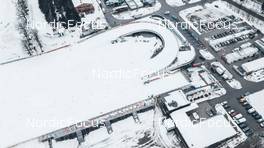 30.12.2021, Oberstdorf, Germany (GER): Aerial view of OberstorfÕs Cross Country Stadium   - FIS world cup cross-country, tour de ski, training, Oberstdorf (GER). www.nordicfocus.com. © Modica/NordicFocus. Every downloaded picture is fee-liable.