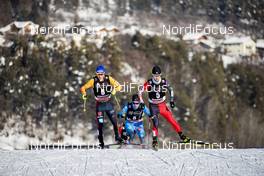 15.01.2021, Val di Fiemme, Italy (ITA): Ryota Yamamoto (JPN), Manuel Faisst (GER), (l-r)  - FIS world cup nordic combined men, individual Gundersen HS106/10km, Val di Fiemme (ITA). www.nordicfocus.com. © Modica/NordicFocus. Every downloaded picture is fee-liable.