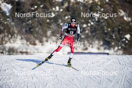 15.01.2021, Val di Fiemme, Italy (ITA): Espen Bjoernstad (NOR) - FIS world cup nordic combined men, individual Gundersen HS106/10km, Val di Fiemme (ITA). www.nordicfocus.com. © Modica/NordicFocus. Every downloaded picture is fee-liable.