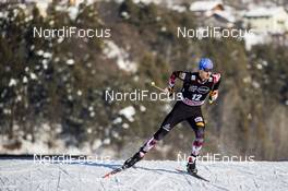 15.01.2021, Val di Fiemme, Italy (ITA): Lukas Greiderer (AUT) - FIS world cup nordic combined men, individual Gundersen HS106/10km, Val di Fiemme (ITA). www.nordicfocus.com. © Modica/NordicFocus. Every downloaded picture is fee-liable.