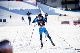 15.01.2021, Val di Fiemme, Italy (ITA): Laurent Muhlethaler (FRA) - FIS world cup nordic combined men, individual Gundersen HS106/10km, Val di Fiemme (ITA). www.nordicfocus.com. © Modica/NordicFocus. Every downloaded picture is fee-liable.