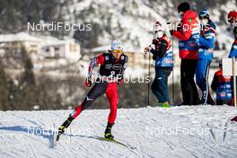 15.01.2021, Val di Fiemme, Italy (ITA): Akito Watabe (JPN) - FIS world cup nordic combined men, individual Gundersen HS106/10km, Val di Fiemme (ITA). www.nordicfocus.com. © Modica/NordicFocus. Every downloaded picture is fee-liable.