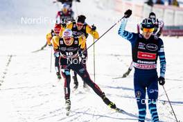 15.01.2021, Val di Fiemme, Italy (ITA): Vinzenz Geiger (GER), Ilkka Herola (FIN), (l-r)  - FIS world cup nordic combined men, individual Gundersen HS106/10km, Val di Fiemme (ITA). www.nordicfocus.com. © Modica/NordicFocus. Every downloaded picture is fee-liable.
