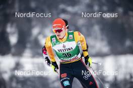 17.01.2021, Val di Fiemme, Italy (ITA): Julian Schmid (GER) - FIS world cup nordic combined men, individual Gundersen HS106/10km, Val di Fiemme (ITA). www.nordicfocus.com. © Modica/NordicFocus. Every downloaded picture is fee-liable.