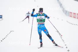 17.01.2021, Val di Fiemme, Italy (ITA): Gael Blondeau (FRA) - FIS world cup nordic combined men, individual Gundersen HS106/10km, Val di Fiemme (ITA). www.nordicfocus.com. © Modica/NordicFocus. Every downloaded picture is fee-liable.
