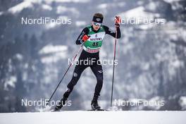 17.01.2021, Val di Fiemme, Italy (ITA): Jasper Good (USA) - FIS world cup nordic combined men, individual Gundersen HS106/10km, Val di Fiemme (ITA). www.nordicfocus.com. © Modica/NordicFocus. Every downloaded picture is fee-liable.