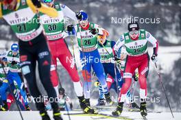 17.01.2021, Val di Fiemme, Italy (ITA): Tomas Portyk (CZE), Jens Luraas Oftebro (NOR), (l-r)  - FIS world cup nordic combined men, individual Gundersen HS106/10km, Val di Fiemme (ITA). www.nordicfocus.com. © Modica/NordicFocus. Every downloaded picture is fee-liable.