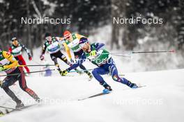 17.01.2021, Val di Fiemme, Italy (ITA): Alessandro Pittin (ITA) - FIS world cup nordic combined men, individual Gundersen HS106/10km, Val di Fiemme (ITA). www.nordicfocus.com. © Modica/NordicFocus. Every downloaded picture is fee-liable.