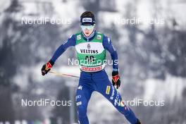 17.01.2021, Val di Fiemme, Italy (ITA): Giulio Bezzi (ITA) - FIS world cup nordic combined men, individual Gundersen HS106/10km, Val di Fiemme (ITA). www.nordicfocus.com. © Modica/NordicFocus. Every downloaded picture is fee-liable.