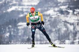 17.01.2021, Val di Fiemme, Italy (ITA): Eric Frenzel (GER) - FIS world cup nordic combined men, individual Gundersen HS106/10km, Val di Fiemme (ITA). www.nordicfocus.com. © Modica/NordicFocus. Every downloaded picture is fee-liable.