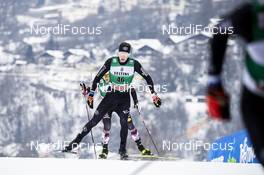 17.01.2021, Val di Fiemme, Italy (ITA): Ben Loomis (USA) - FIS world cup nordic combined men, individual Gundersen HS106/10km, Val di Fiemme (ITA). www.nordicfocus.com. © Modica/NordicFocus. Every downloaded picture is fee-liable.