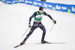 17.01.2021, Val di Fiemme, Italy (ITA): Ben Loomis (USA) - FIS world cup nordic combined men, individual Gundersen HS106/10km, Val di Fiemme (ITA). www.nordicfocus.com. © Modica/NordicFocus. Every downloaded picture is fee-liable.