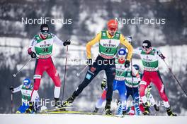 17.01.2021, Val di Fiemme, Italy (ITA): Johannes Rydzek (GER) - FIS world cup nordic combined men, individual Gundersen HS106/10km, Val di Fiemme (ITA). www.nordicfocus.com. © Modica/NordicFocus. Every downloaded picture is fee-liable.