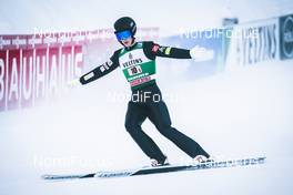 16.01.2021, Val di Fiemme, Italy (ITA): Gael Blondeau (FRA) - FIS world cup nordic combined men, team sprint HS106/2x7.5km, Val di Fiemme (ITA). www.nordicfocus.com. © Modica/NordicFocus. Every downloaded picture is fee-liable.