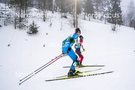 23.01.2021 Lahti, Finland (FIN): Laurent Muhlethaler (FRA) - FIS world cup nordic combined men, individual gundersen HS130/10km, Lahti (FIN). www.nordicfocus.com. © Vianney THIBAUT/NordicFocus. Every downloaded picture is fee-liable.