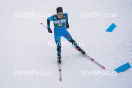 23.01.2021 Lahti, Finland (FIN): Gael Blondeau (FRA) - FIS world cup nordic combined men, individual gundersen HS130/10km, Lahti (FIN). www.nordicfocus.com. © Vianney THIBAUT/NordicFocus. Every downloaded picture is fee-liable.