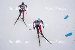23.01.2021 Lahti, Finland (FIN): Akito Watabe (JPN), Ryota Yamamoto (JPN), (l-r)  - FIS world cup nordic combined men, individual gundersen HS130/10km, Lahti (FIN). www.nordicfocus.com. © Vianney THIBAUT/NordicFocus. Every downloaded picture is fee-liable.