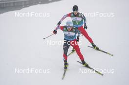 23.01.2021 Lahti, Finland (FIN): Akito Watabe (JPN), Ryota Yamamoto (JPN), (l-r)  - FIS world cup nordic combined men, individual gundersen HS130/10km, Lahti (FIN). www.nordicfocus.com. © Vianney THIBAUT/NordicFocus. Every downloaded picture is fee-liable.