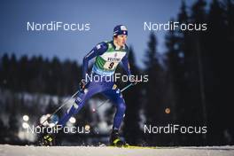 24.01.2021 Lahti, Finland (FIN): Samuel Costa (ITA) - FIS world cup nordic combined men, team sprint HS130/2x7.5km, Lahti (FIN). www.nordicfocus.com. © Modica/NordicFocus. Every downloaded picture is fee-liable.