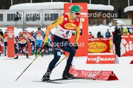 29.01.2021, Seefeld, Austria (AUT): Fabian Riessle (GER) - FIS world cup nordic combined men, individual gundersen HS109/5km, Seefeld (AUT). www.nordicfocus.com. © Volk/NordicFocus. Every downloaded picture is fee-liable.