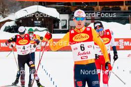 29.01.2021, Seefeld, Austria (AUT): Vinzenz Geiger (GER) - FIS world cup nordic combined men, individual gundersen HS109/5km, Seefeld (AUT). www.nordicfocus.com. © Volk/NordicFocus. Every downloaded picture is fee-liable.