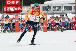 29.01.2021, Seefeld, Austria (AUT): Fabian Riessle (GER) - FIS world cup nordic combined men, individual gundersen HS109/5km, Seefeld (AUT). www.nordicfocus.com. © Volk/NordicFocus. Every downloaded picture is fee-liable.