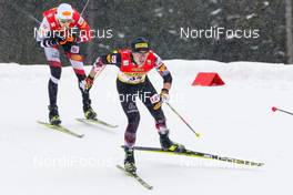 30.01.2021, Seefeld, Austria (AUT): Manuel Einkemmer (AUT) - FIS world cup nordic combined men, individual gundersen HS109/10km, Seefeld (AUT). www.nordicfocus.com. © Volk/NordicFocus. Every downloaded picture is fee-liable.