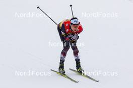 30.01.2021, Seefeld, Austria (AUT): Mario Seidl (AUT) - FIS world cup nordic combined men, individual gundersen HS109/10km, Seefeld (AUT). www.nordicfocus.com. © Volk/NordicFocus. Every downloaded picture is fee-liable.