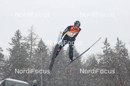30.01.2021, Seefeld, Austria (AUT): Fabian Riessle (GER) - FIS world cup nordic combined men, individual gundersen HS109/10km, Seefeld (AUT). www.nordicfocus.com. © Volk/NordicFocus. Every downloaded picture is fee-liable.