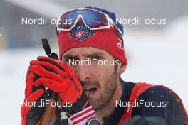 30.01.2021, Seefeld, Austria (AUT): Taylor Fletcher (USA) - FIS world cup nordic combined men, individual gundersen HS109/10km, Seefeld (AUT). www.nordicfocus.com. © Volk/NordicFocus. Every downloaded picture is fee-liable.