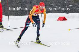 30.01.2021, Seefeld, Austria (AUT): Johannes Rydzek (GER) - FIS world cup nordic combined men, individual gundersen HS109/10km, Seefeld (AUT). www.nordicfocus.com. © Volk/NordicFocus. Every downloaded picture is fee-liable.