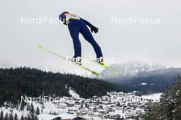 30.01.2021, Seefeld, Austria (AUT): Samuel Costa (ITA) - FIS world cup nordic combined men, individual gundersen HS109/10km, Seefeld (AUT). www.nordicfocus.com. © Volk/NordicFocus. Every downloaded picture is fee-liable.