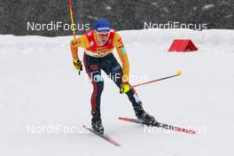 30.01.2021, Seefeld, Austria (AUT): Manuel Faisst (GER) - FIS world cup nordic combined men, individual gundersen HS109/10km, Seefeld (AUT). www.nordicfocus.com. © Volk/NordicFocus. Every downloaded picture is fee-liable.