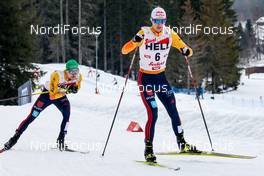 31.01.2021, Seefeld, Austria (AUT): Vinzenz Geiger (GER) - FIS world cup nordic combined men, individual gundersen HS109/15km, Seefeld (AUT). www.nordicfocus.com. © Volk/NordicFocus. Every downloaded picture is fee-liable.