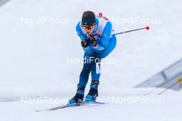 31.01.2021, Seefeld, Austria (AUT): Antoine Gerard (FRA) - FIS world cup nordic combined men, individual gundersen HS109/15km, Seefeld (AUT). www.nordicfocus.com. © Volk/NordicFocus. Every downloaded picture is fee-liable.
